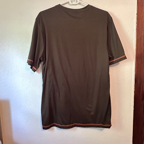 CHAMPION Performance Brown Orange Men's Shirt ~ Cleveland Browns Colors ~ Medium - Picture 6 of 7